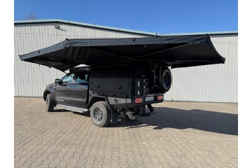 Freestanding awning Foxwing HD 270 28 kg canopy black left Catalog number of the part 000112