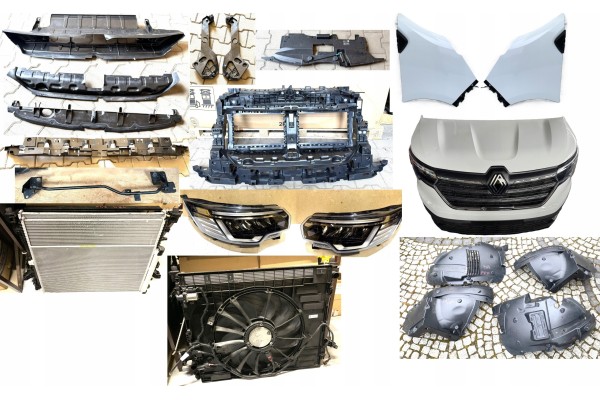 RENAULT HIT III IV 2 0 DCI FRONT BUMPER LAMP MASK FENDERS RADIATORS