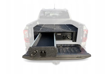 Drawer body double drawers pull out platform 100 kg Car type trucks cargo vans RVs passenger cars