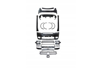 DODGE DURANGO SRT 2018 2020 BUMPER FRONT REAR THRESHOLD OVERLAY SET BODY KIT Catalog number of the part BDKDO0006