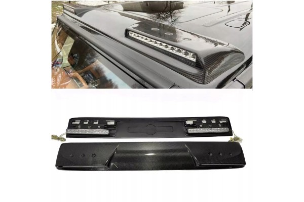 Carbon Roof Spoiler with LEDs for Mercedes W463A W464