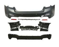 Rear bumper spoiler M PREF PDC 6 two double pipes BMW 5 G30 G31 G38