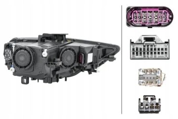 HEADLIGHT LAMP LEFT BI XENON LED Packaging status original