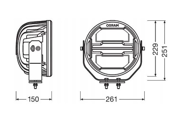 LONG RANGE LAMP LEDDL112 CB OSRAM Part manufacturer Osram