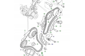 Timing JAGUAR F PACE E PACE XE XF 260 2 0 DIESEL INGENIUM Catalog number of the part JDE40593KIT
