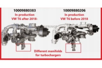 Turbo Crafter II T6 Transporter Man Tge 2 0TDI 170KM 130kW 204KM 150kW Part manufacturer KKK