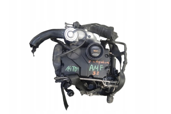 VOLKSWAGEN POLO 9N 2001 2009R ENGINE COMPLETE DIESEL AMF 1 4 TDI 173000KM
