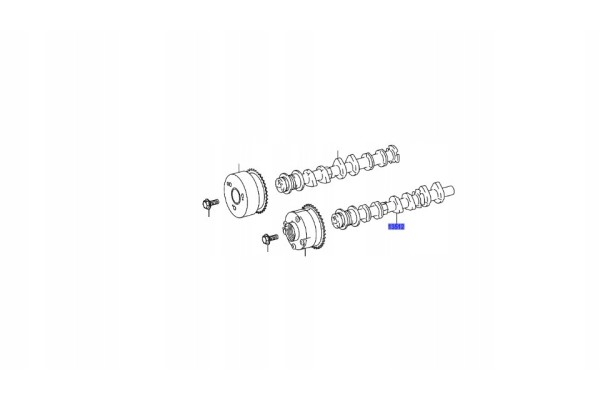 TOYOTA OE 13502 0Q020 CAMSHAFT AYGO YARIS 18 Part manufacturer Toyota OE