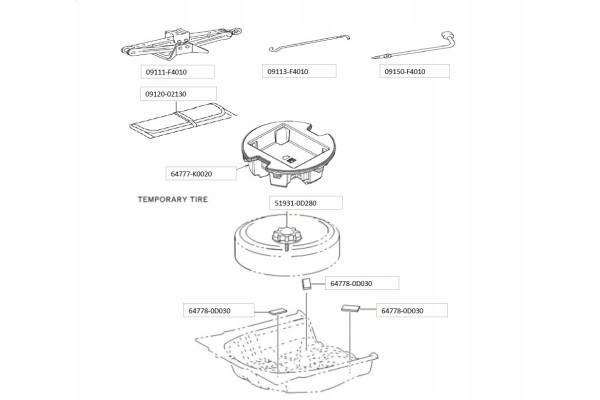 ACCESS WHEEL SET YARIS IV 2020 TOYOTA OE Packaging status original