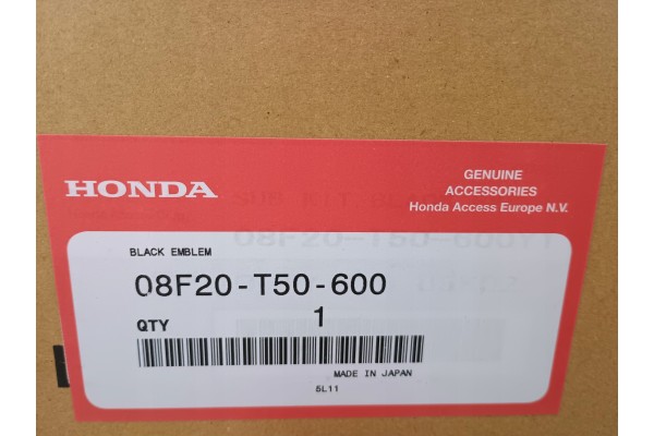 SET OF BLACK EMBLEMS HONDA CIVIC XI 08F20T50600 ORIGINAL Part manufacturer Honda OE