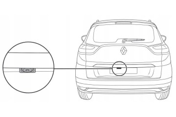Cámara de marcha atrás con tira cromada RENAULT GRAND SCENIC IV 4 OE