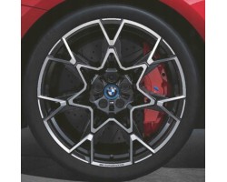 36115A8E0C9 Complete summer wheels 21 M Performance cross spoke 943 BMW 5