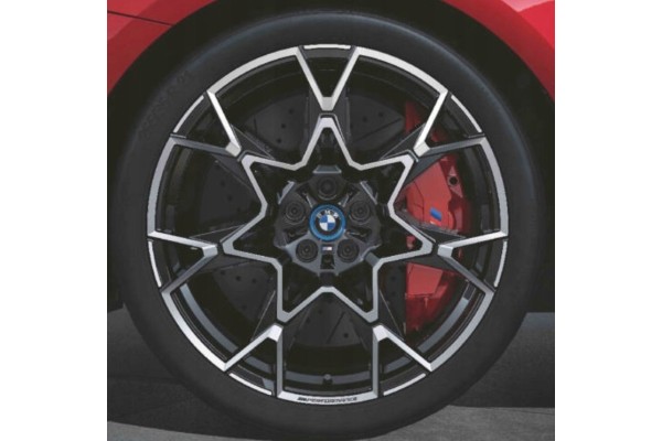 36115A8E0C9 Complete summer wheels 21 M Performance cross spoke 943 BMW 5
