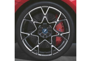 36115A8E0C9 Complete summer wheels 21 M Performance cross spoke 943 BMW 5