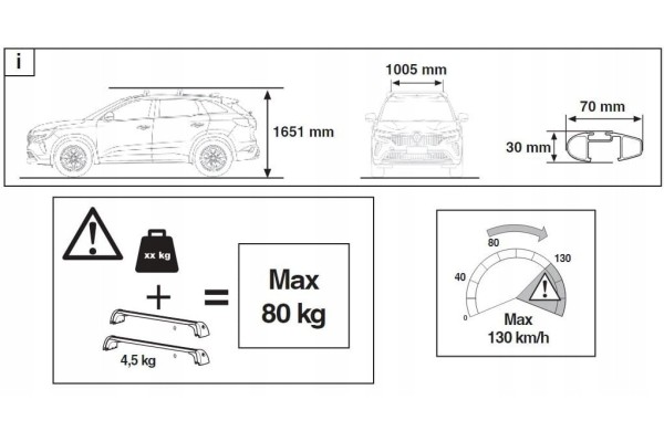 Crossbars rack roof beams for railings RENAULT AUSTRAL ASO OE Catalog number of the part 738209606R