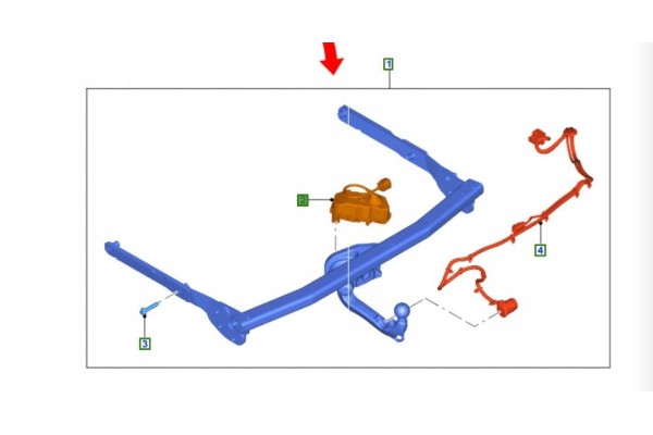 Electric Tow Hook Motor Ford Kuga Focus Part manufacturer Ford OE