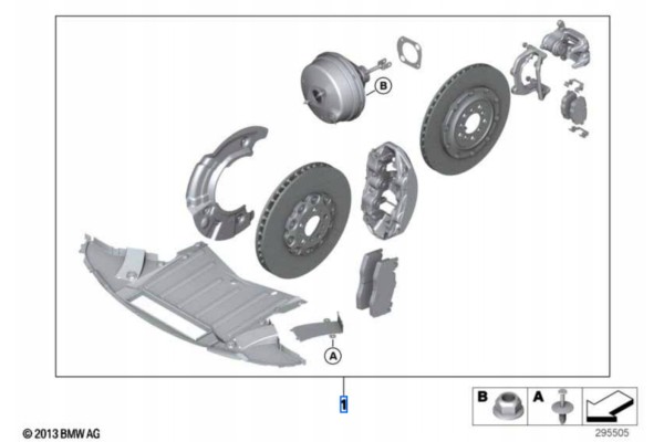 34112455917 Carbon ceramic brake retrofit kit BMW M5 F90 Packaging status original