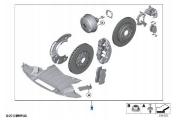 34112455917 Carbon ceramic brake retrofit kit BMW M5 F90 Packaging status original