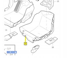 Front left rug Volvo S90L