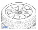 Aluminium rim 17 Volvo EX40 XC40