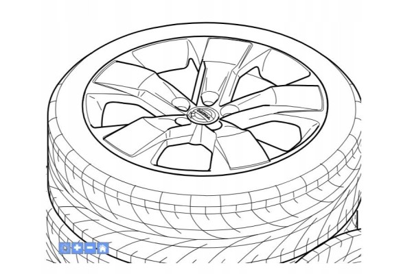 Aluminium rim 17 Volvo EX40 XC40