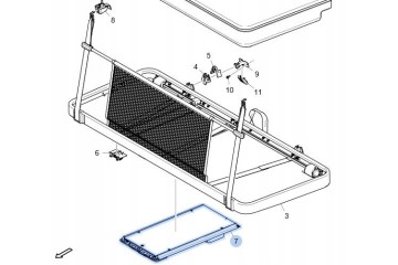 LADDER UPPER BED SCANIA R S P G NGS 2389147 ORIGINAL Packaging status replacement
