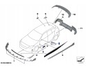 51165A89199 Outside mirror canopy carbon left BMW 1 F70 2 F74