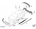 Difusor de carbono BMW M Performance Serie 1 F70