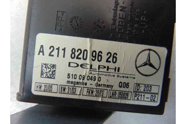 A2118209626 MODULO ELECTRONICO MERCEDES-BENZ CLASE E (BM 211) BERLINA