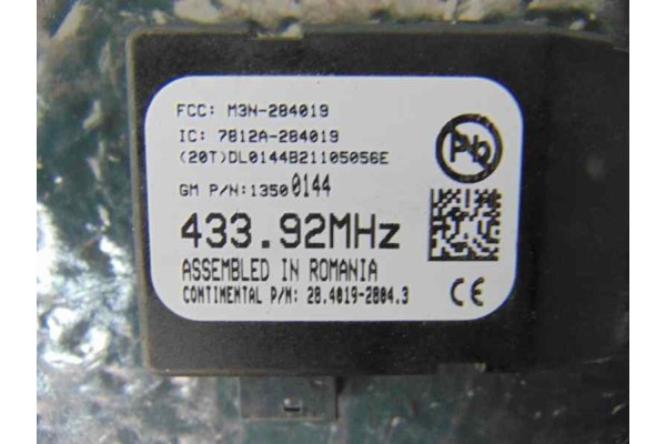 13500144 MODULO ELECTRONICO OPEL ASTRA J SPORTS TOURER