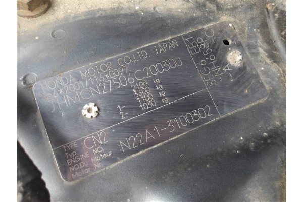 ENGINE HONDA ACCORD VII 2 2 i CTDI N22A1 COMPLETE MOVIE Part manufacturer Honda OE