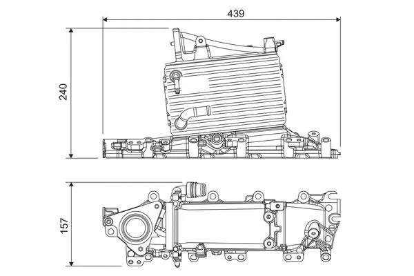 INTERCOOLER 818684 VALEO AUDI Packaging status original