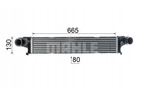 INTERCOOLER AIR COOLER CI 145 000P MAHLE Catalog number of the part CI 145 000P