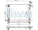 WATER COOLER 666223 NISSENS KIA SORENTO Packaging status original