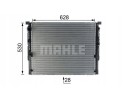 Mahle water cooler for engine cooling system original Catalog number of the part CR 2196 000P