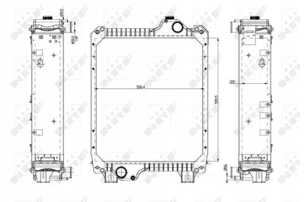 WATER COOLER 54079 NRF Car type buses