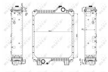 WATER COOLER 54079 NRF Car type buses