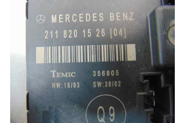 2118201526 MODULO CONFORT MERCEDES-BENZ CLASE E (BM 211) BERLINA