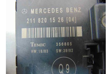 2118201526 MODULO CONFORT MERCEDES-BENZ CLASE E (BM 211) BERLINA