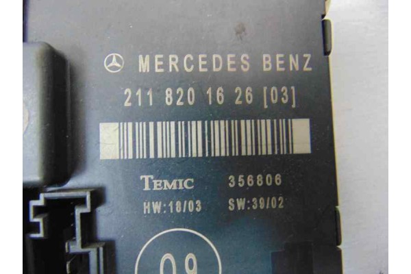 2118201626 MODULO ELECTRONICO MERCEDES-BENZ CLASE E (BM 211) BERLINA