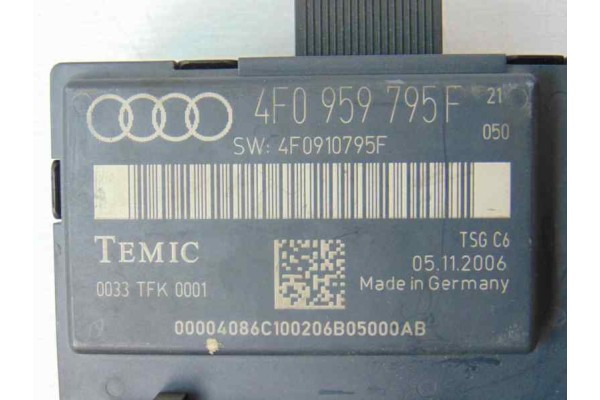4F0959795F MODULO ELECTRONICO AUDI A6 AVANT (4F5) 2.0 TDI 4F0959795F 181033 AUDI - 3