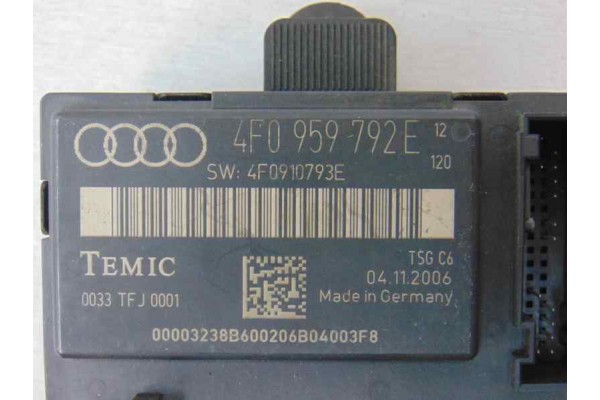 4F0959792E MODULO ELECTRONICO AUDI A6 ALLROAD QUATTRO (4FH)