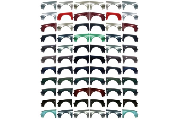 LE PR mudguards for Audi A6C5 97 05 ZINC LY9B Car type passenger cars