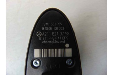 A2118219758 MANDO ELEVALUNAS DELANTERO DERECHO MERCEDES-BENZ CLASE E (BM 211) FAMILIAR 280 T CDI 4-Matic (211.284) 2006 A2118219