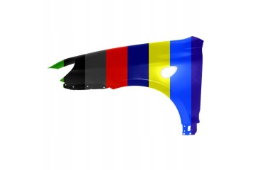 Mudguard front LEFT steel PORSCHE CAYENNE I 9PA 957 10 07 09 10 Catalog number of the part 6504 04 5720315P