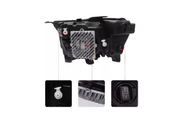 LAMP FRONT L P FULL LED WHITE LED JEEP GRAND CHEROKEE WL 2021 2025 Part manufacturer no brand