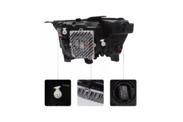 LAMP FRONT L P FULL LED WHITE LED JEEP GRAND CHEROKEE WL 2021 2025 Part manufacturer no brand