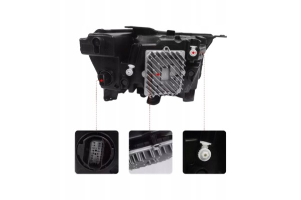 LAMP FRONT L P FULL LED WHITE LED JEEP GRAND CHEROKEE WL 2021 2025 Installation side left right