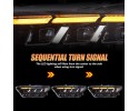 Headlights Lamp L R Led Tuning New 2023 2024 look Ford Mustang VI 6 15 18 Car type passenger cars