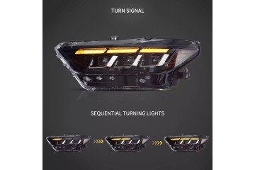 Juego de Faros Full LED, Izquierdo y Derecho, Estilo Vland EU S650 par